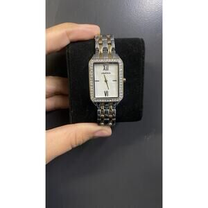Armitron Women's Mother of Pearl Two Tone Adjustable Watch - 778/5838MPT - USED